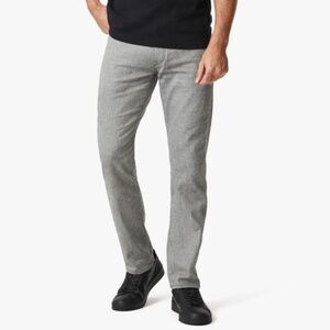 34 Heritage Courage Straight Leg Pant in Bone Cross Twill